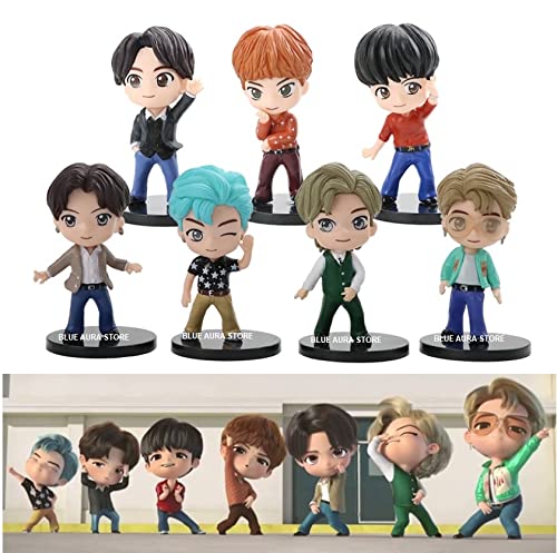 BTS Figures Toy Doll Statue Merchandise Size - 8cm | Dyna