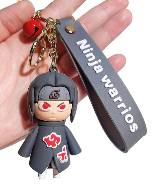 Anime Keychain With Hook & Straps | Itachi R