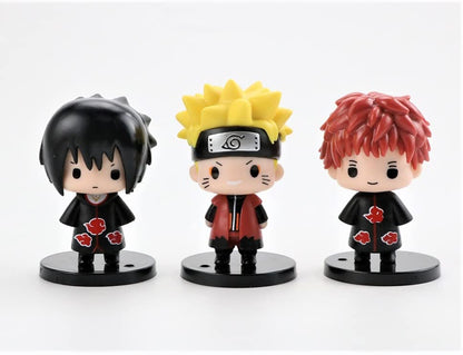 Anime Ninja Action Figure Chibi Anime Figurine Height - 7CM | Naruu Chibi Graa