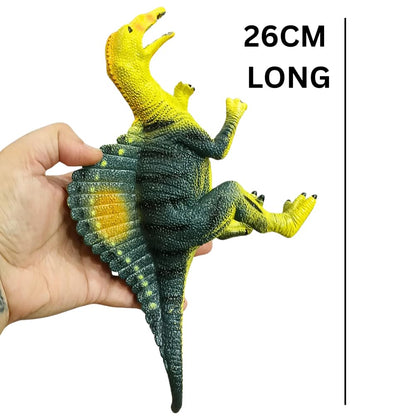 Dinosaur Toys for Kids Height -26cm PVC Dinosaur Toy Action Figures | Yellow Dino BHV New