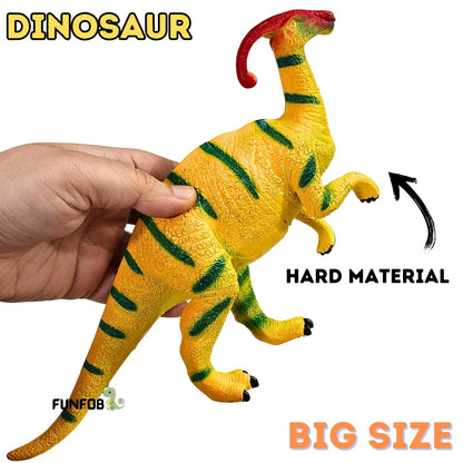 Dinosaur Toys Height-30X16CM Dinosaur Action Figures | Yellow Green Stripe Dino BHV