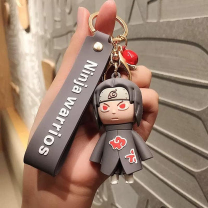 Anime Keychain With Hook & Straps | Itachi R