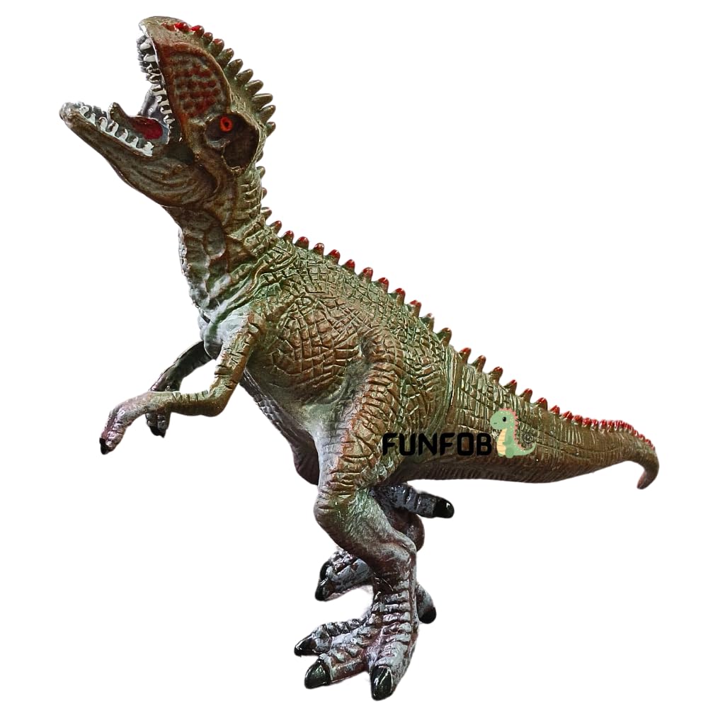 Trex Dinosaur Height-17x23cm Dinosaur Toy Action Figures Trex Red Brown GM)