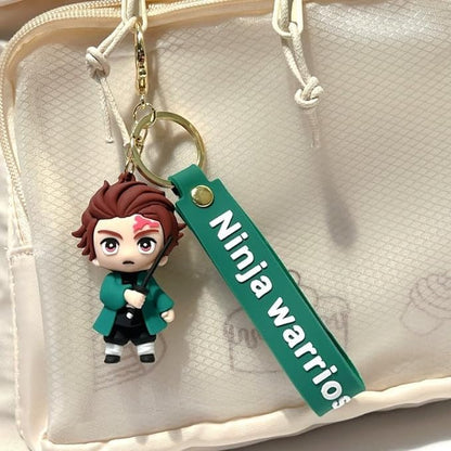 Anime Keychain For Anime Fans | Tanj-iro Green Strap