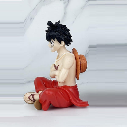 Anime Luffy Action Figure 15CM | Luffy Sitting Red Cloth