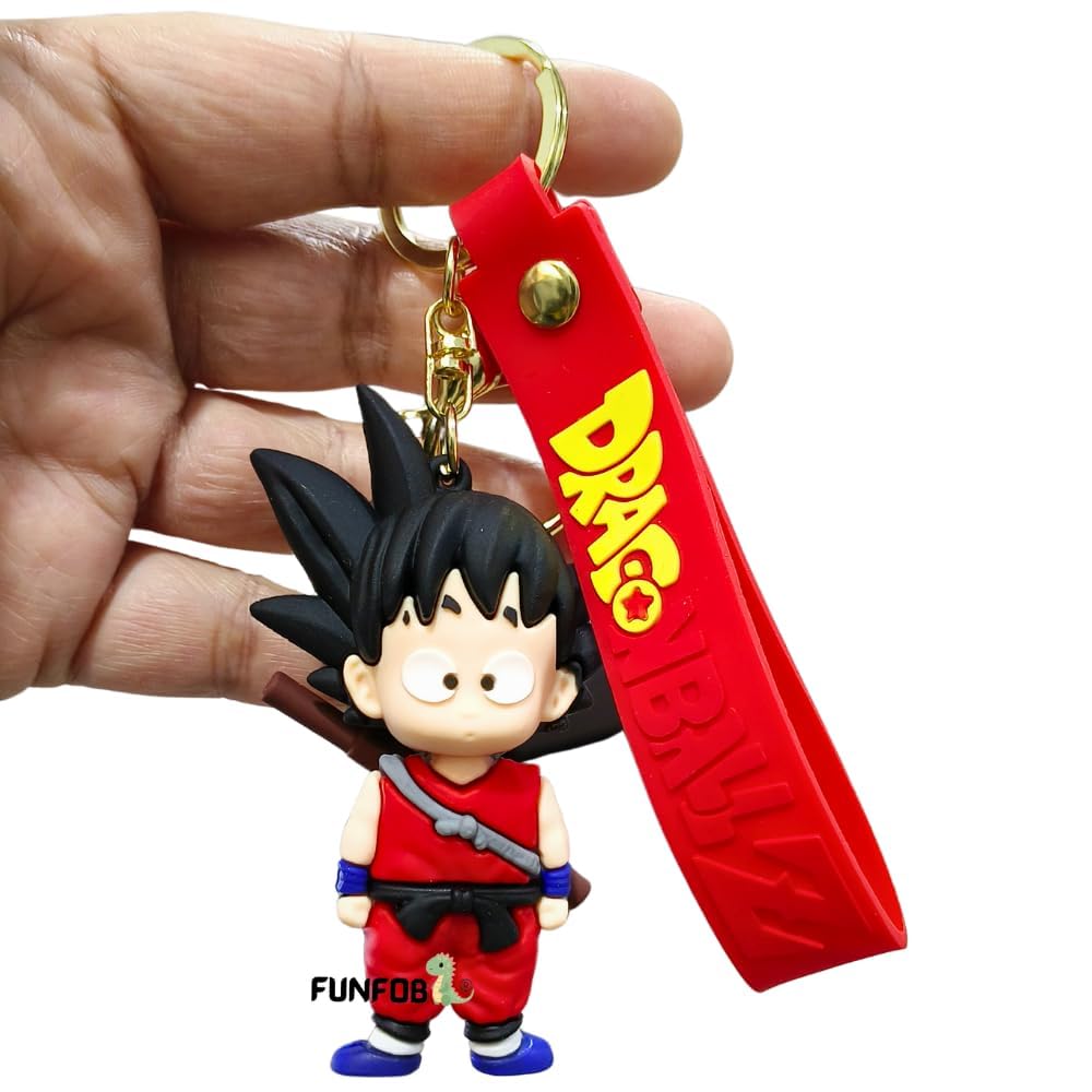 Anime Keychain For Fans Collectible Gifting With Hook & Strap | Little G-ku Red