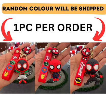Movie Cartoon Keychain (Random 1PC Only) For Fans  | Spidey Keychain
