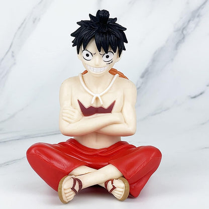 Anime Luffy Action Figure 15CM | Luffy Sitting Red Cloth