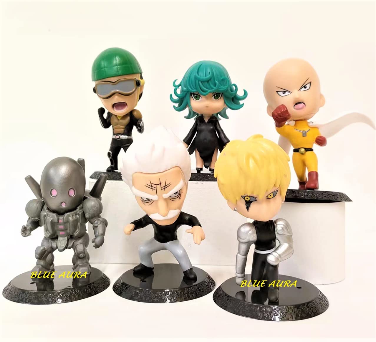 One Punch Man Chibi Figures Set of Height - 10cm | One Punch Man