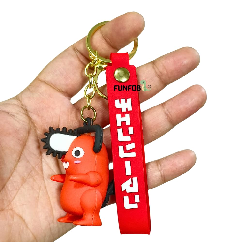 Anime Keychain With Hook & Strap | Poch-ta Keychain Standing