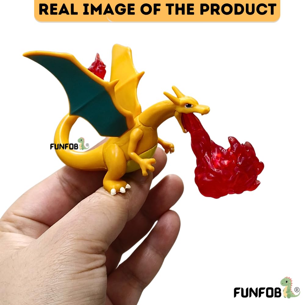 Cartoon Action Figure Toy Height -8CM Width-13cm | Poke Dragon Power