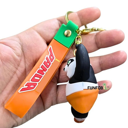 Panda Keychain With Hook & Strap | Kung-F Panda