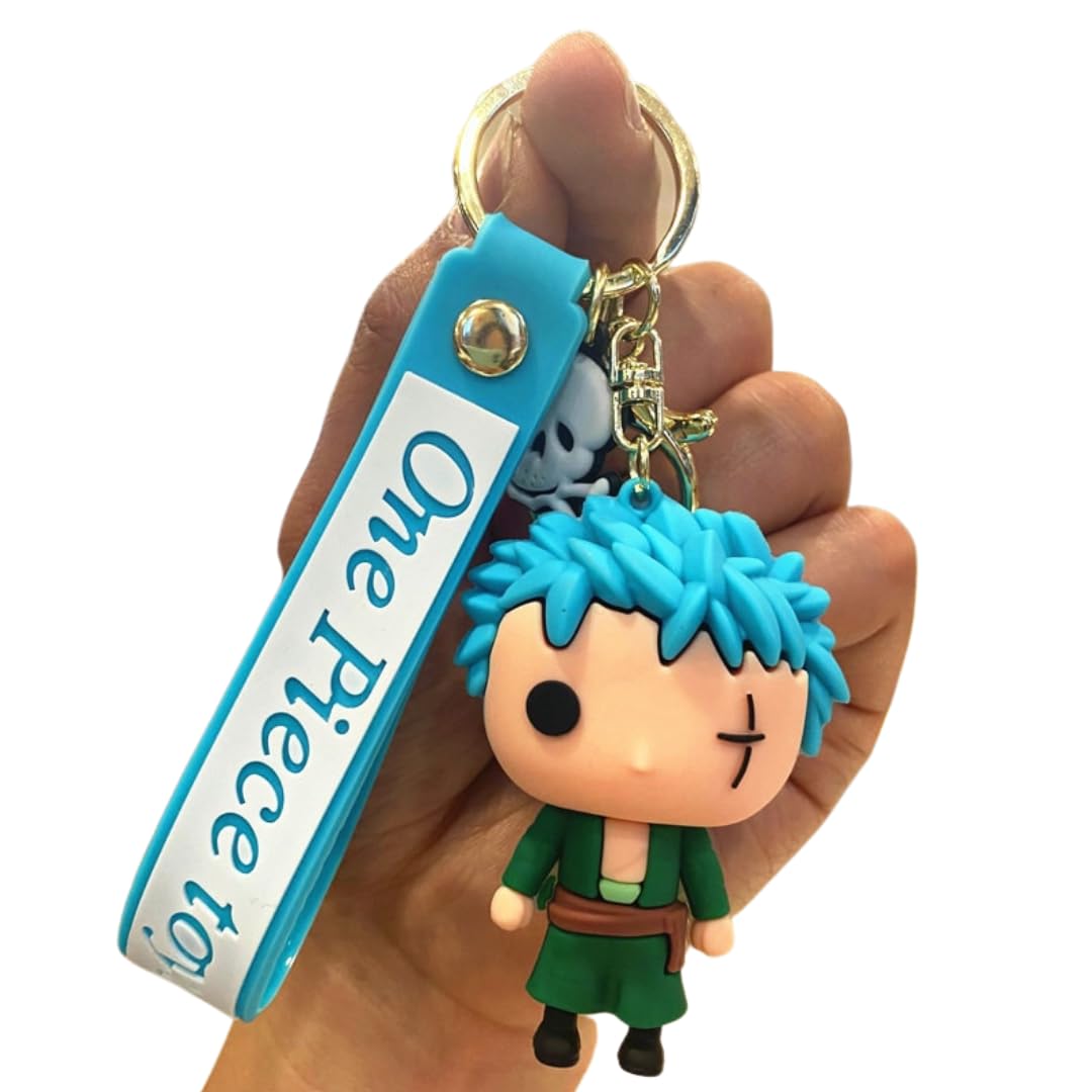 Anime Keychain With Hook & Strap For Anime | Zo-ro keychain Big