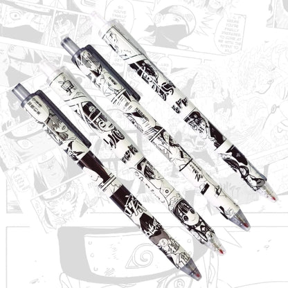 Anime Manga Pen Set of 4 Gel Pen | Black Ink