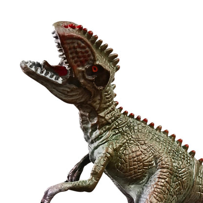 Trex Dinosaur Height-17x23cm Dinosaur Toy Action Figures Trex Red Brown GM)