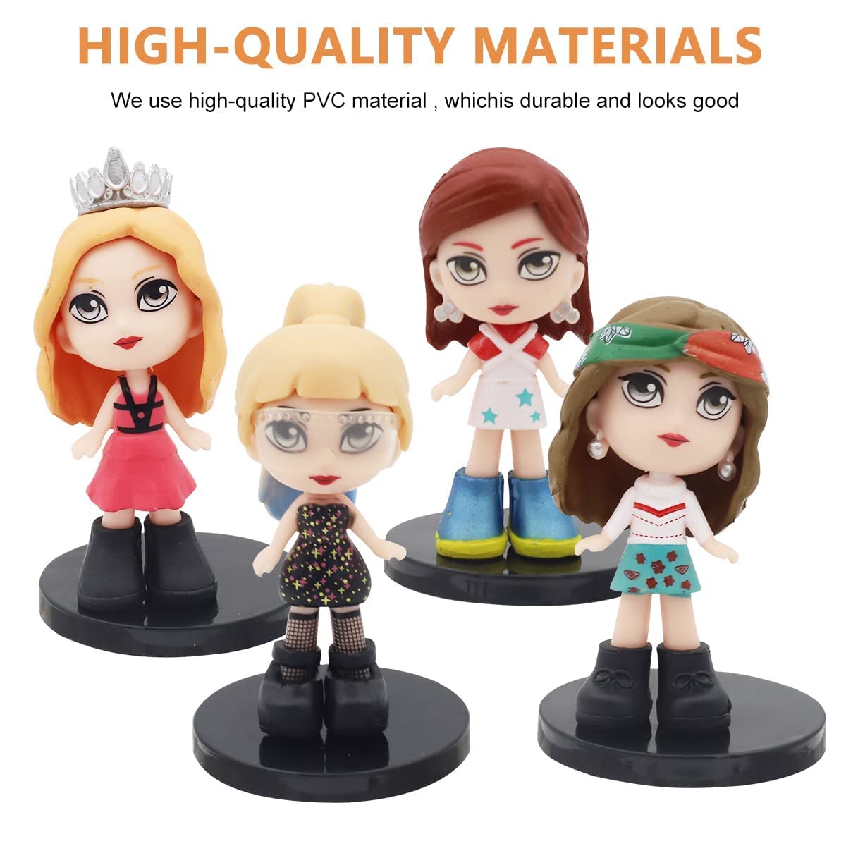 Blackpink Action Figure Set of 8 | Blackpink Toy Doll Statue