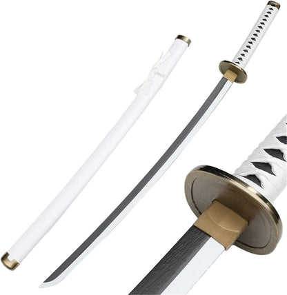 One Piece Zoro Katana Wooden Sword Toy Life Size Nichirin 104CM Bamboo Wood | White Zoro