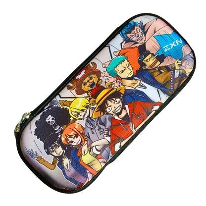 Anime Cartoon Pencil Box For School College Cosmetic Travel Case | One Piece All