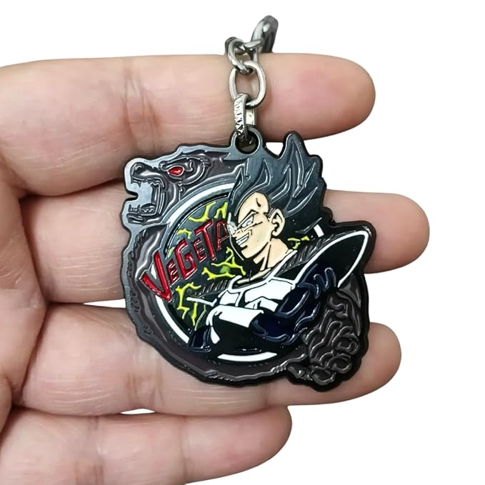 Anime Keychain Metal Collectible | Vege-ta Metal