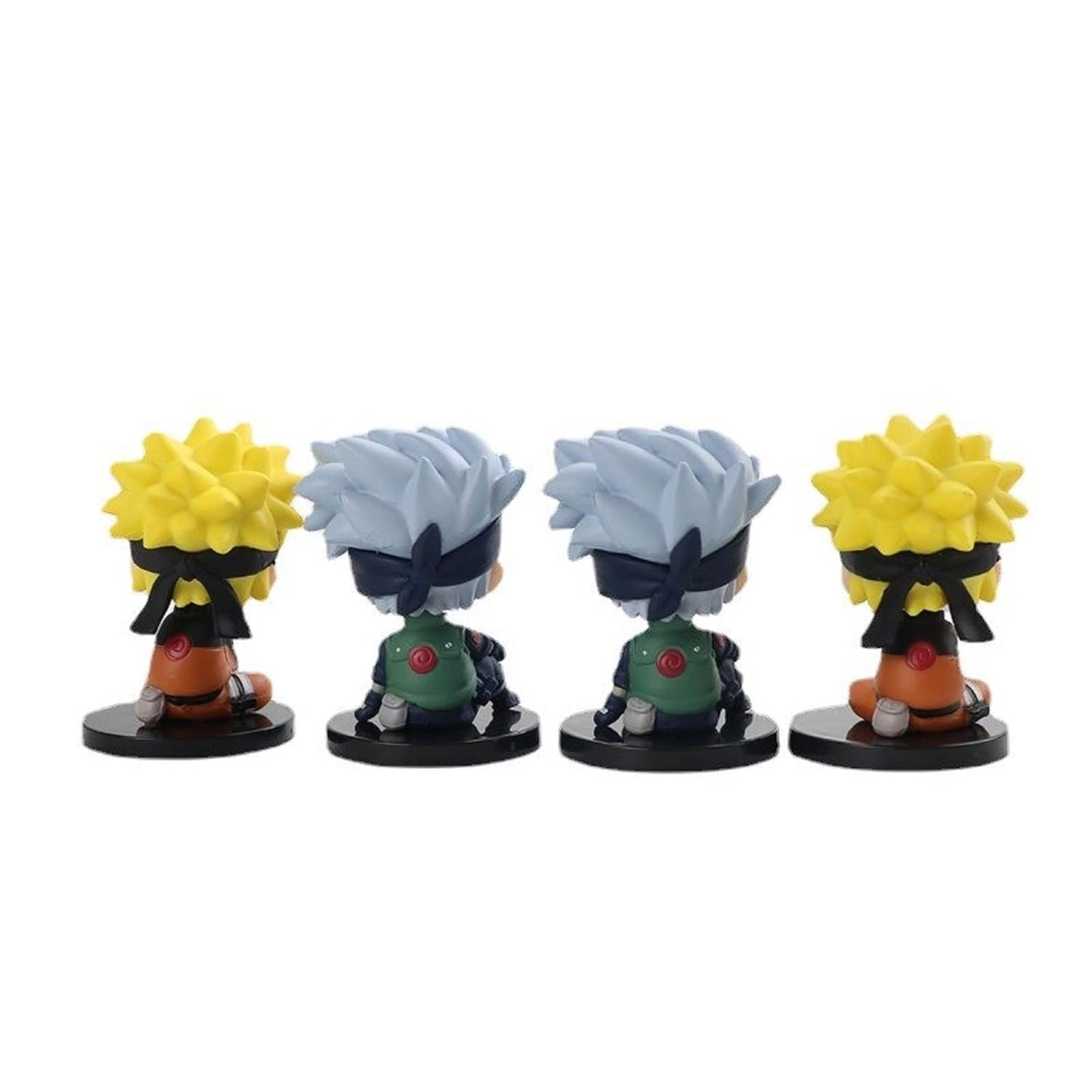 Ninja Anime Set of 4 Height- 7cm | Pack of 4 N-K