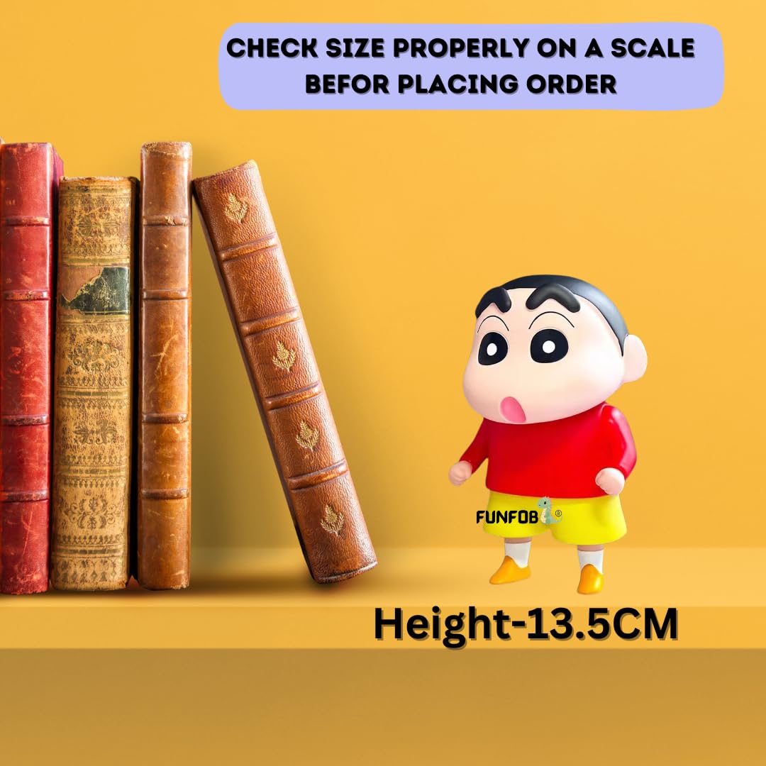 Shinchan Action Figure Toy Size - 13.5CM (Big Size)  | Shin Red Big