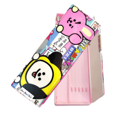 BTS Pencil Box & BT21 Pencil Case for Kids for School Stationery