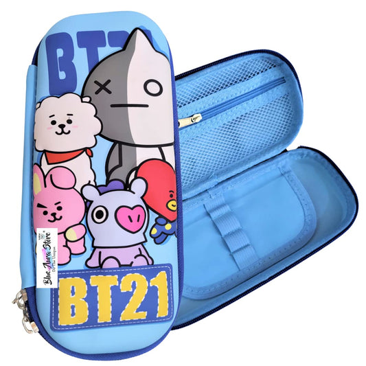 BT21 BTS Pencil Box Case 3D for Girls & Boys