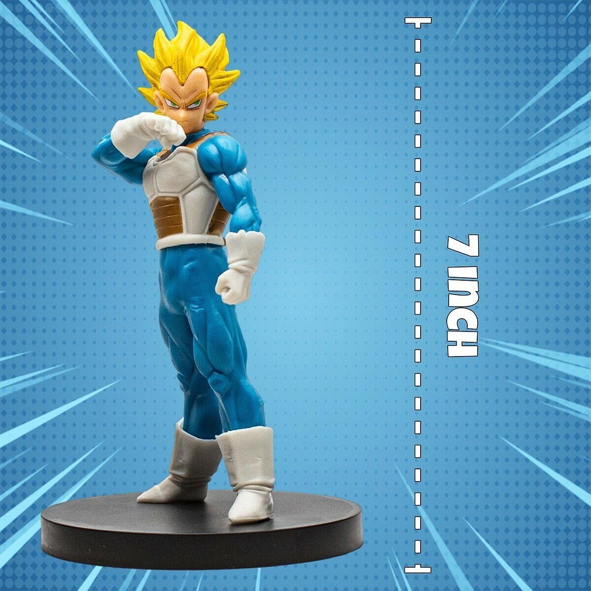 Vegeta Action Figure Height - 18CM | Vegeta Punch