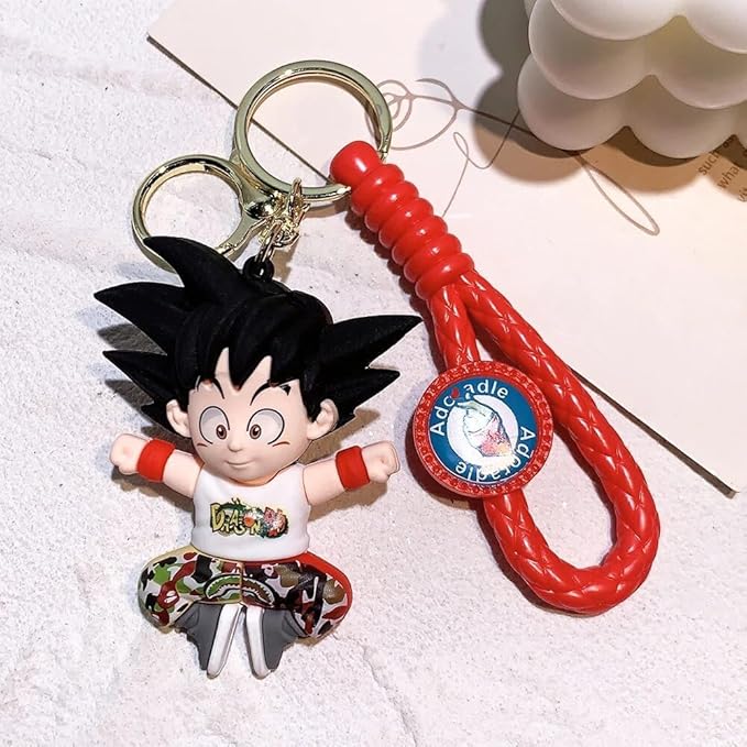 Anime Keychain With Hook & Strap | Go-ku Funky