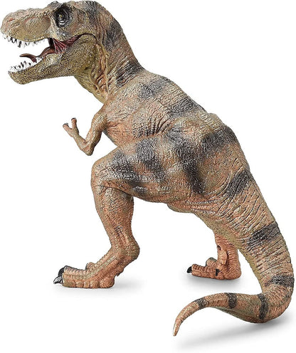 T Rex Figure Toy Dinosaur Figure Height-17x17CM PVC | T Rex Brown