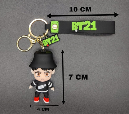 Jungkook Keychain with Hook & Strap | Jungkook Keychain