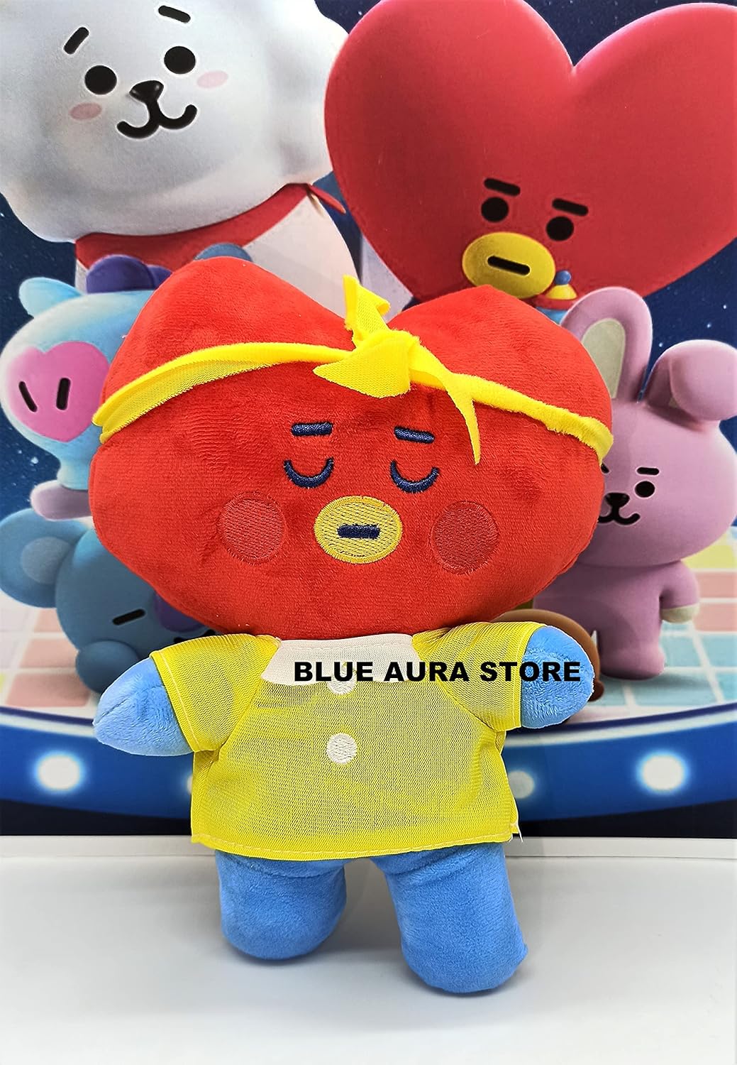 BTS BT21 Plush Toy Tata 20CM Goodnight Version Soft Toy Plushie | Tata Night