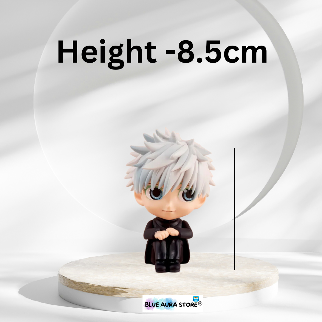 Anime Action Figures Height - 8.5cm | Sitting Mini Go-jo No Mask