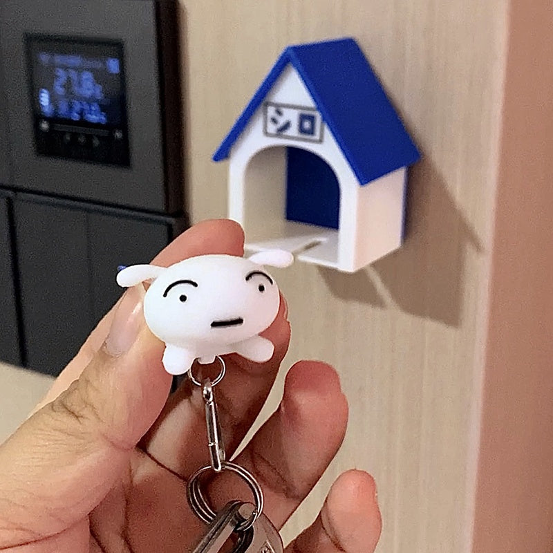 Shinchan Shiro Keychain | Shiro's Den Key Holder