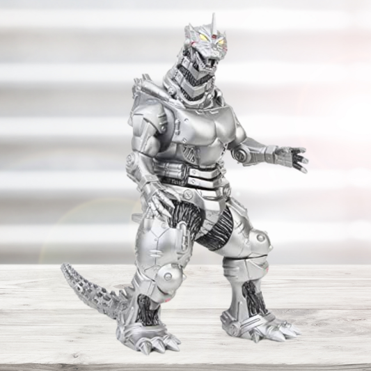 Dinosaur Action Figure Toy Height - 16.5 X 18CM | Silver Dino