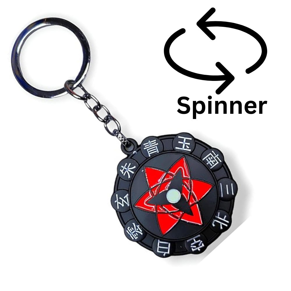 Anime Keychain Metal Spinner Collectible | Naru Spin