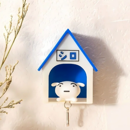 Shinchan Shiro Keychain | Shiro's Den Key Holder