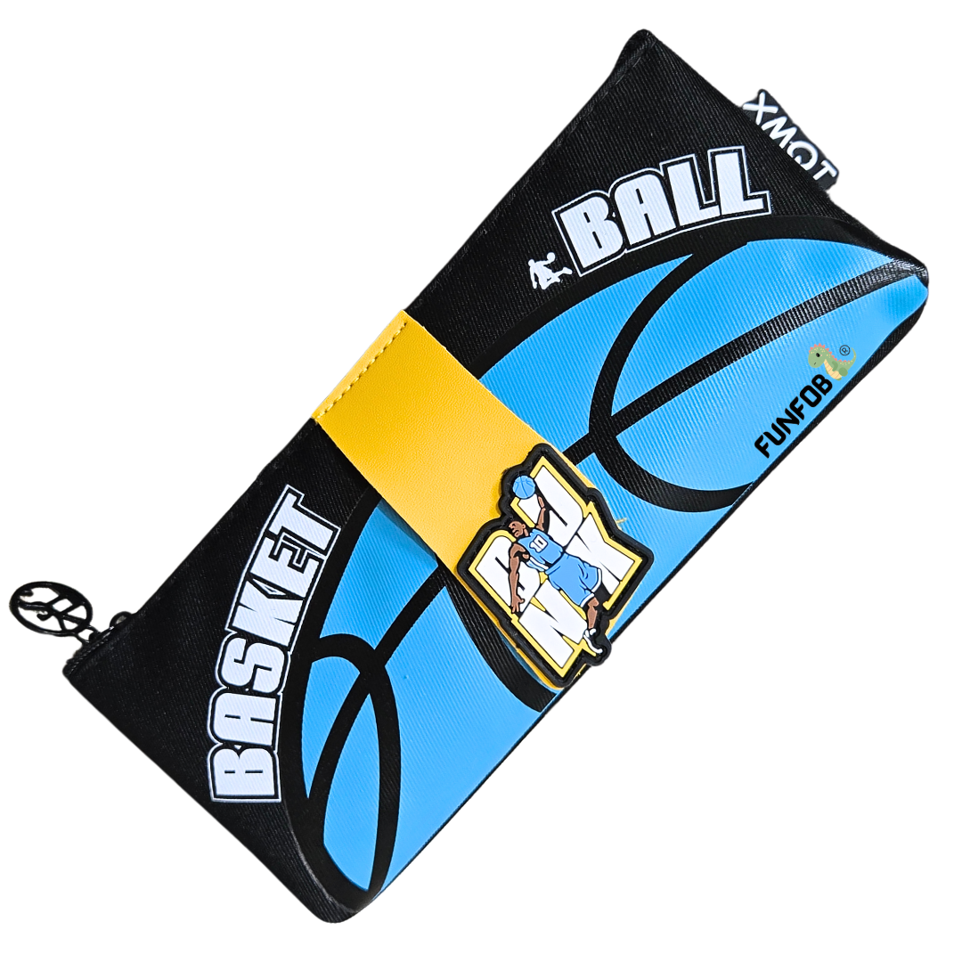 Soccer Pencil Pouch for Kids Teenager School College |  Soccer Blue Black Basic