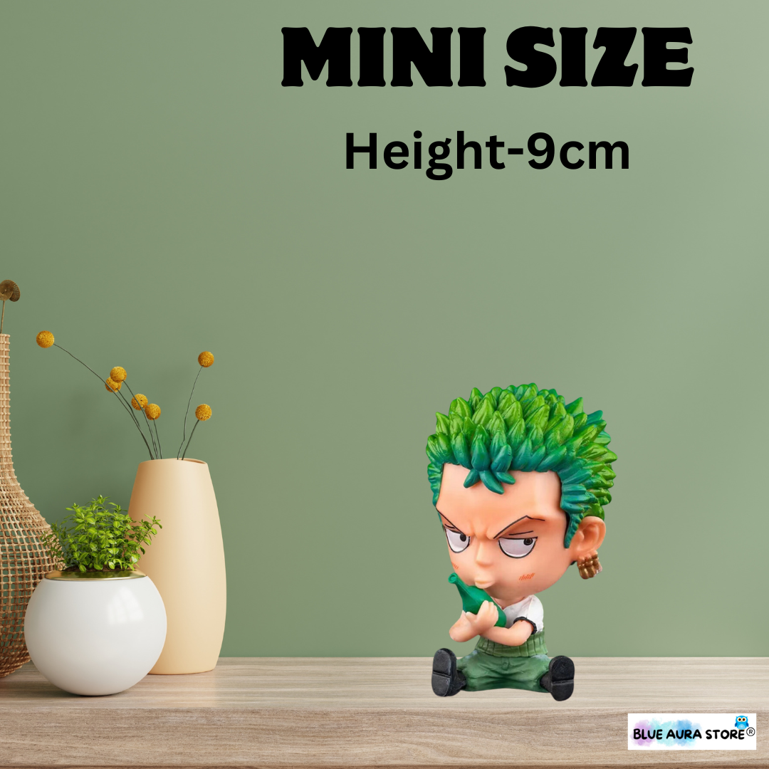 Zoro Action Figure Mini Figurine Height -9cm | Zoro Mini Bottle