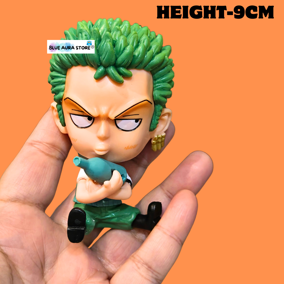 Zoro Action Figure Mini Figurine Height -9cm | Zoro Mini Bottle