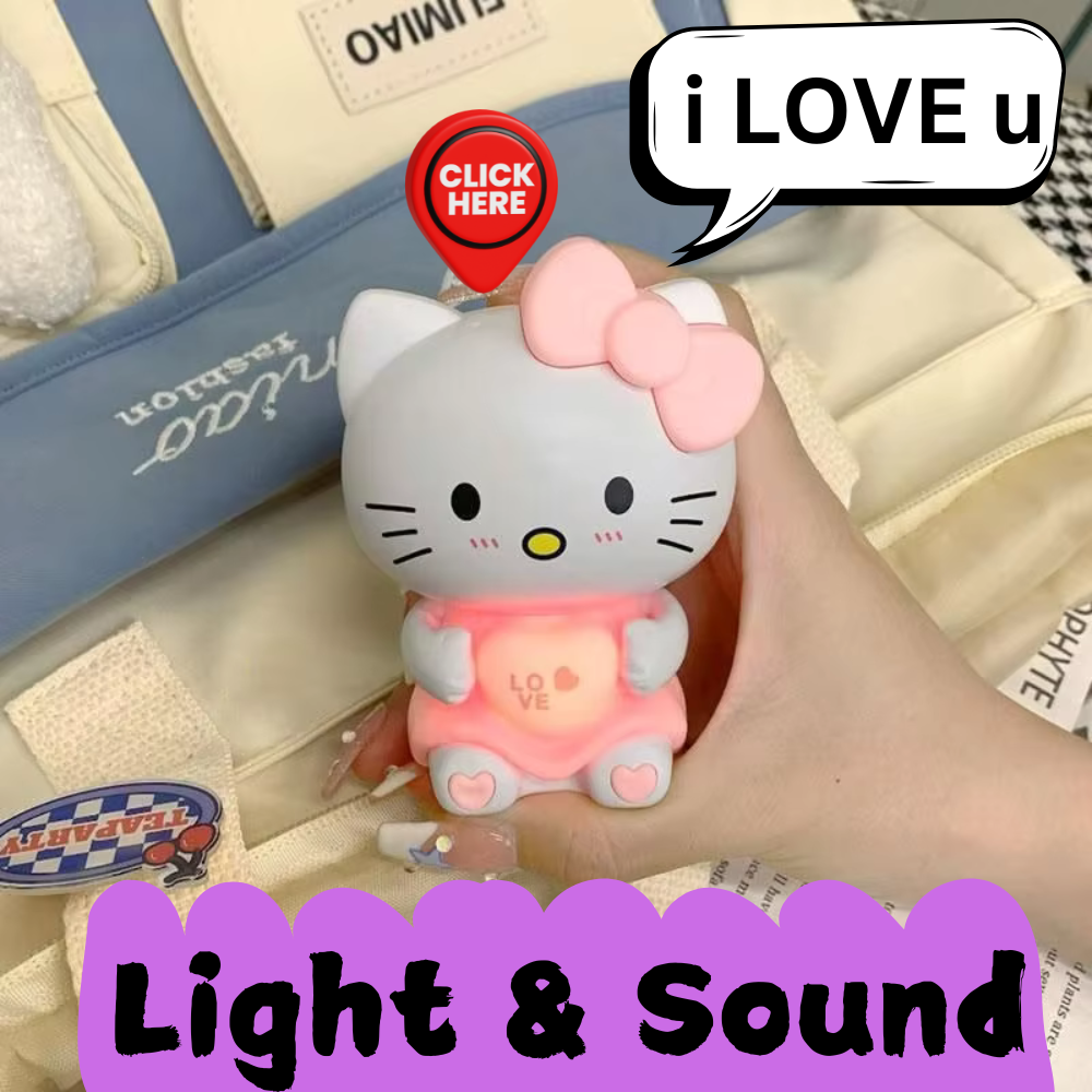 Hello Kitty Keychain With Light & Sounf "I love u" | Kitty Light & Sound