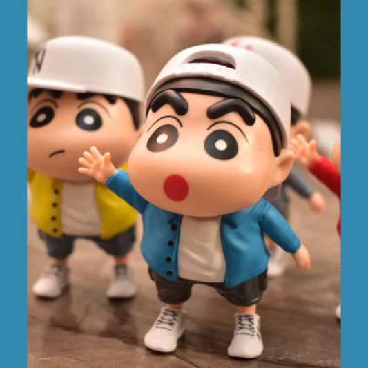 Shinchan Action Figure Height-9CM | Shinchan Cap Blue