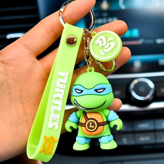 Ninja Turtle Keychain | Blue Ninja Turtle